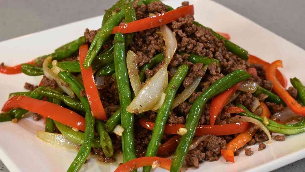 Ground Beef and Bell Pepper Stir-Fry - Beef